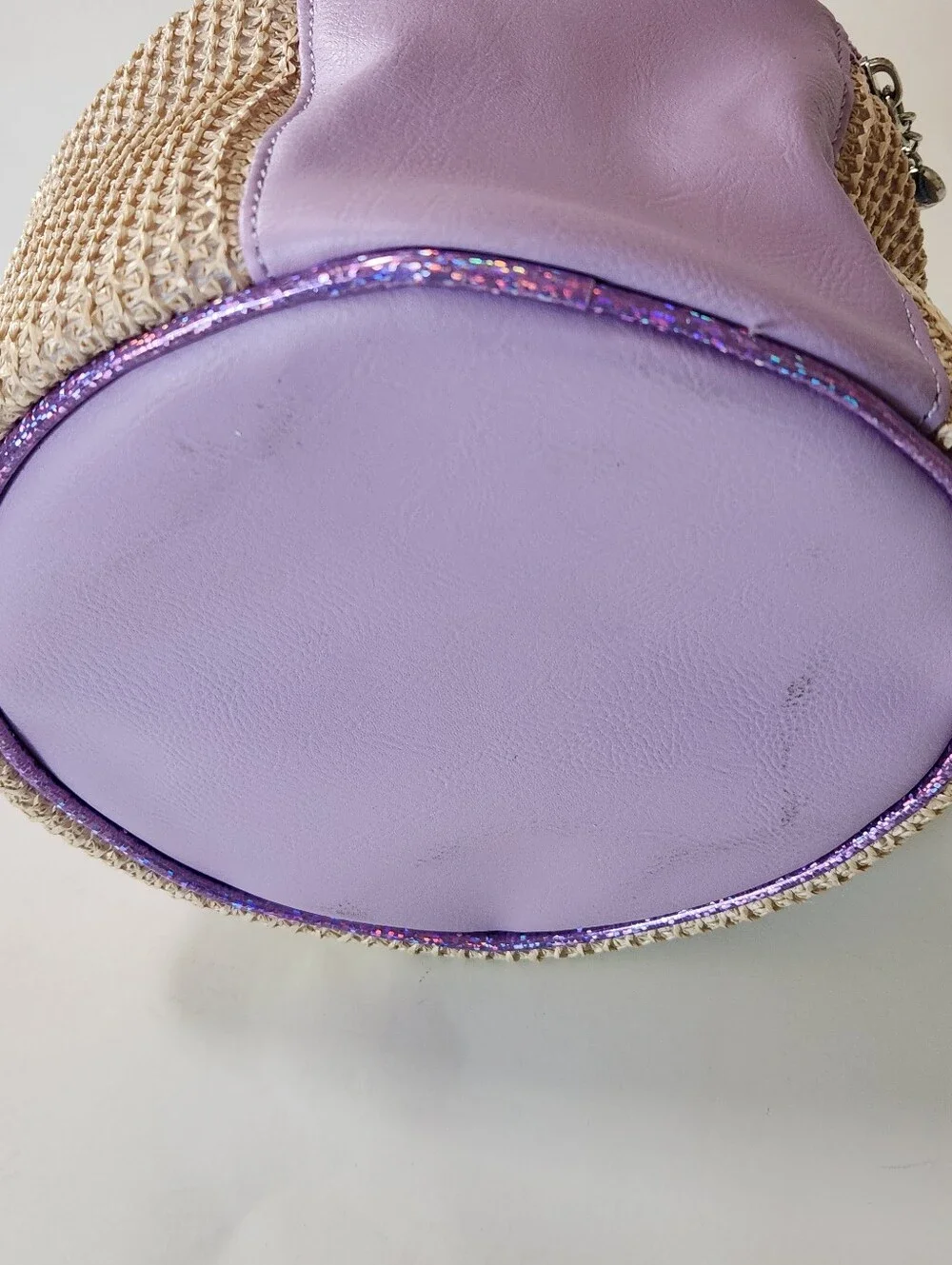 Miss Gwen's OMG Accessories Straw Beach Bedazzled Zipper Pouch